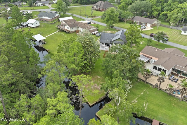 4620 Holly Heath Dr, Gautier, MS 39553 - aerial view of property and surrounding area with nearby suburban area and a nearby body of water