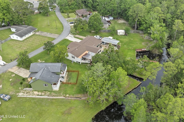 4620 Holly Heath Dr, Gautier, MS 39553 - bird's eye view of a large body of water