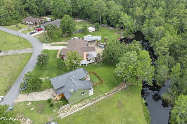 4620 Holly Heath Dr, Gautier, MS 39553 - aerial view of property and surrounding area with a large body of water