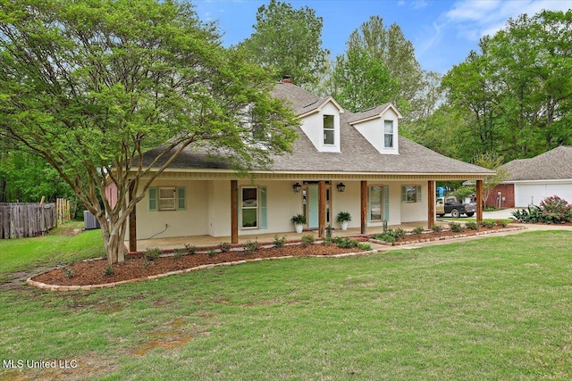 138 Oak Ridge Cir, Madison, MS 39110 - view of front of home with a porch, stucco siding, and a shingled roof