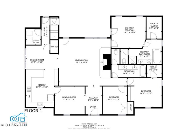 138 Oak Ridge Cir, Madison, MS 39110 - floor plan / room layout