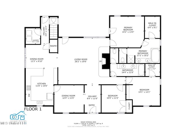 138 Oak Ridge Cir, Madison, MS 39110 - floor plan / room layout