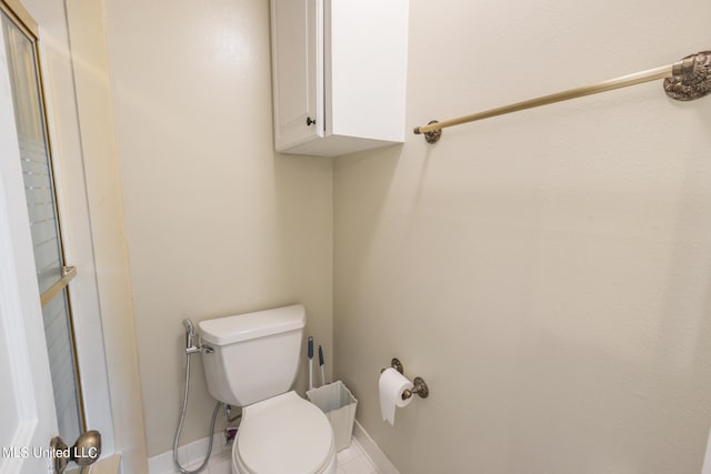 bathroom with toilet