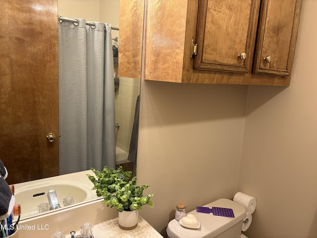bathroom with toilet