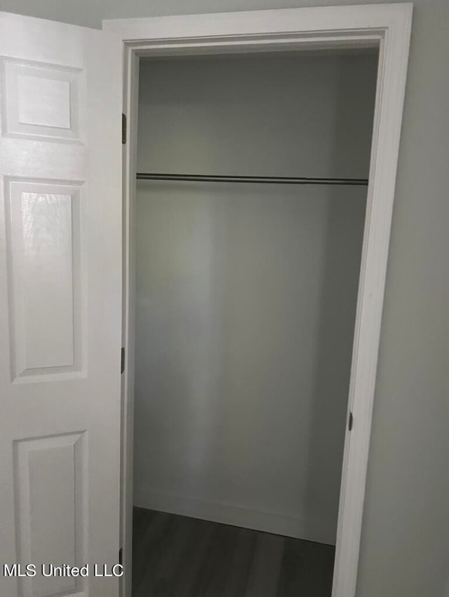 view of closet