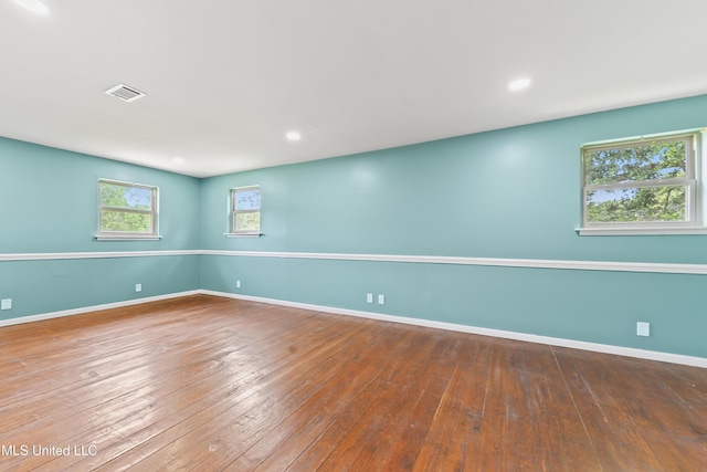 120 Clower Ave, Long Beach, MS 39560 - spare room featuring wood-type flooring and recessed lighting