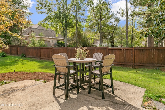 view of patio