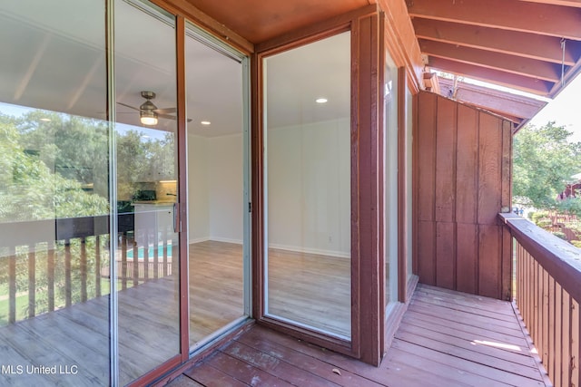 229 Lakeside Villa Unit E, Diamondhead, MS 39525 - view of deck