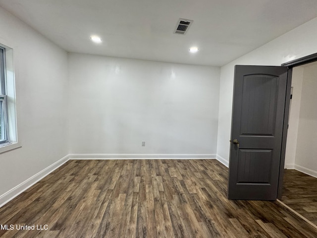 716 New Orleans St, Hattiesburg, MS 39401 - basement with dark wood-style floors and recessed lighting