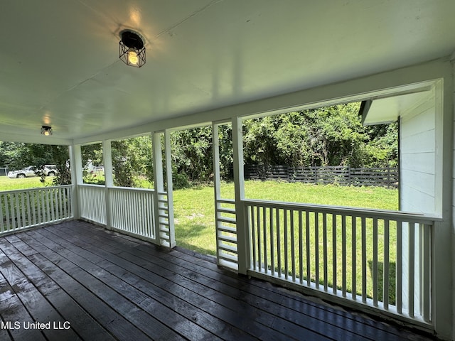 716 New Orleans St, Hattiesburg, MS 39401 - deck featuring a fenced backyard