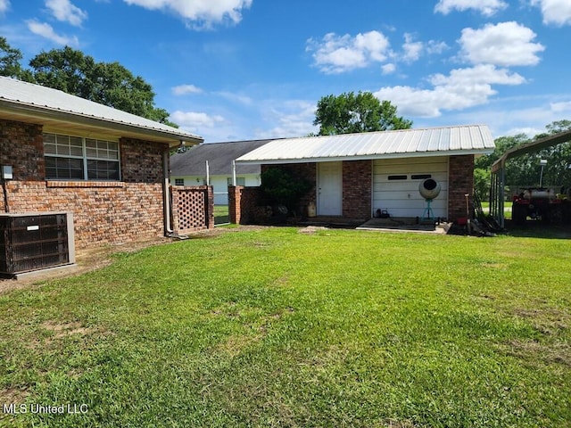 view of yard