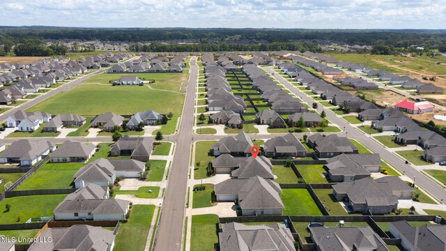 308 W Park St, Canton, MS 39046 - aerial perspective of suburban area