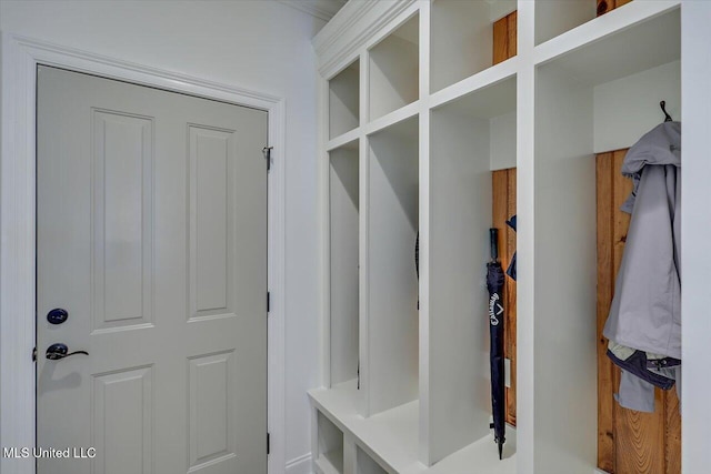 view of mudroom