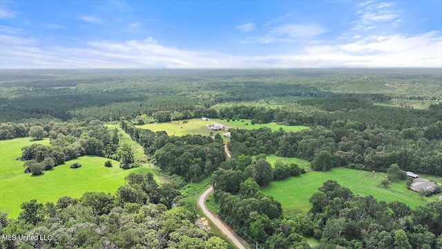 849 Athens Rd, Mendenhall, MS 39114 - bird's eye view of a heavily wooded area