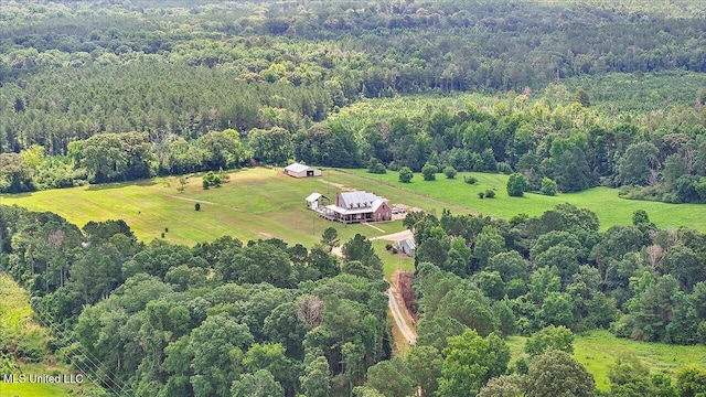 849 Athens Rd, Mendenhall, MS 39114 - aerial view of property's location featuring a forest