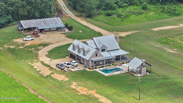 849 Athens Rd, Mendenhall, MS 39114 - view of subject property with a pool