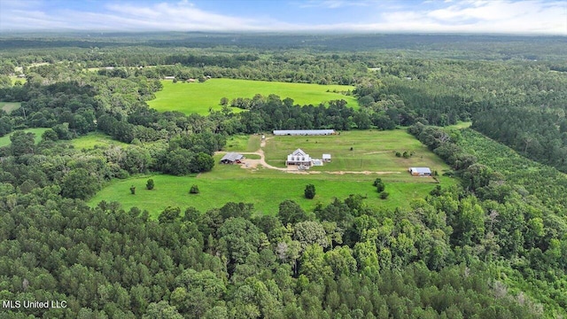 849 Athens Rd, Mendenhall, MS 39114 - view of rural area with a forest