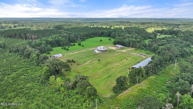 849 Athens Rd, Mendenhall, MS 39114 - bird's eye view of a forest