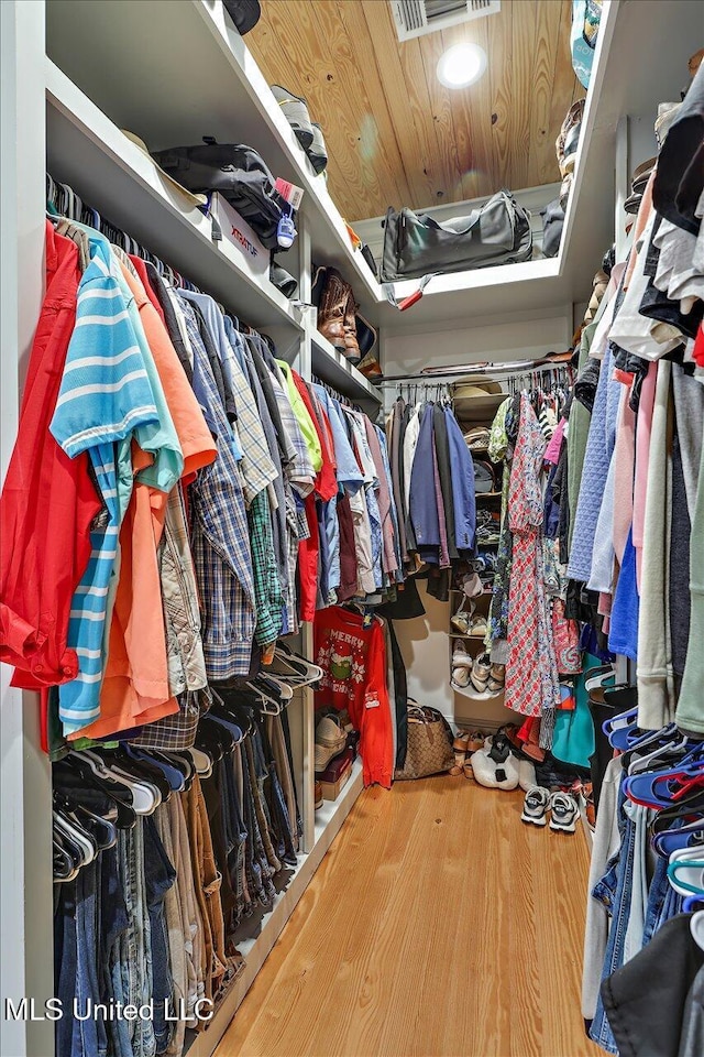 849 Athens Rd, Mendenhall, MS 39114 - spacious closet featuring wood finished floors