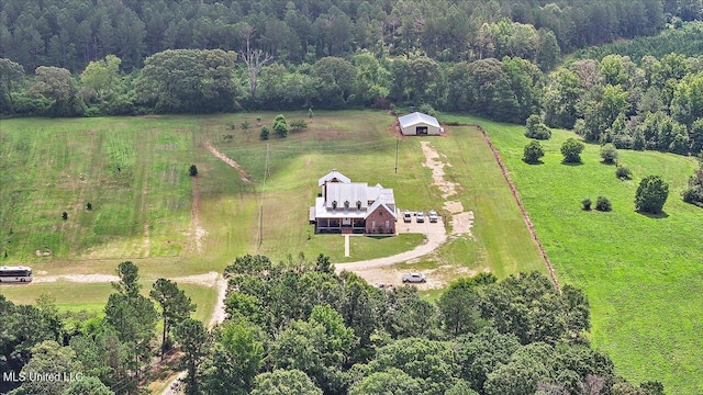 849 Athens Rd, Mendenhall, MS 39114 - overview of rural landscape with a heavily wooded area