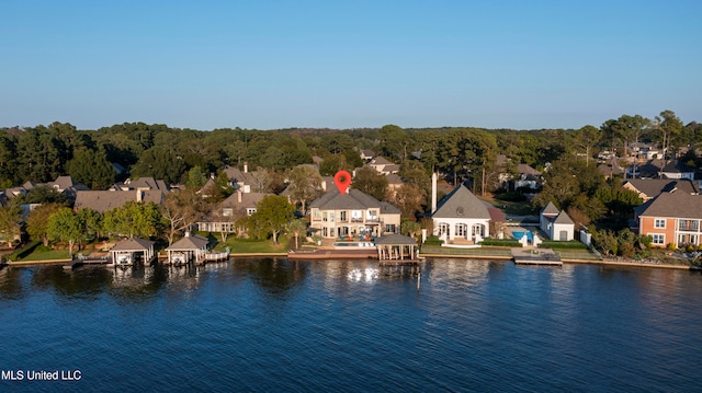 property view of water