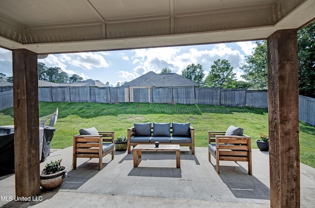 862 Willow Grande Cir, Brandon, MS 39047 - view of patio featuring an outdoor living space