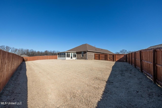 view of rear view of property