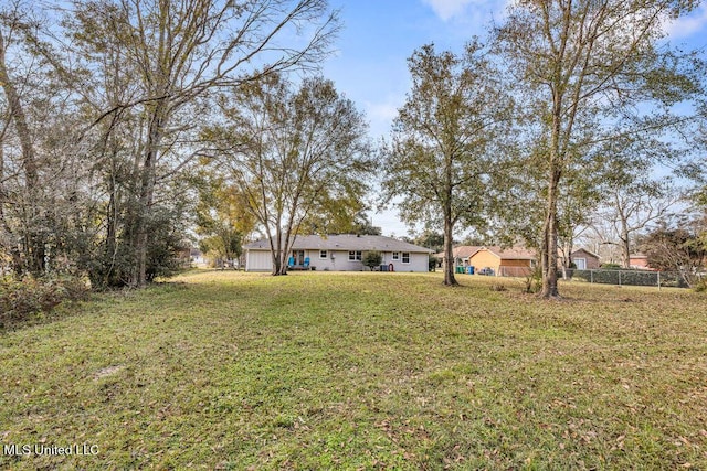 view of yard