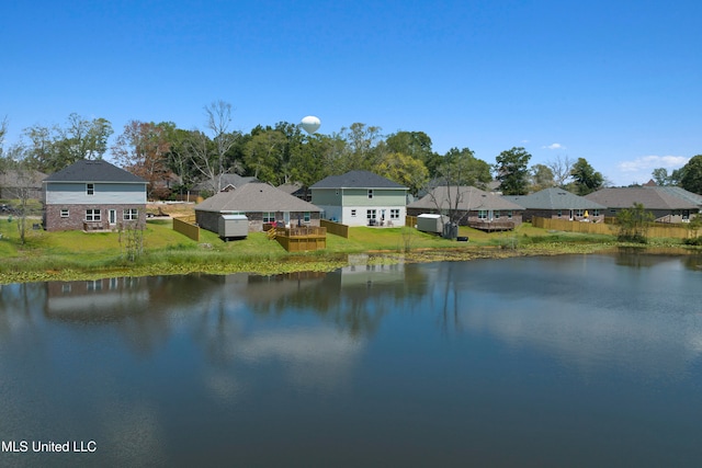 property view of water