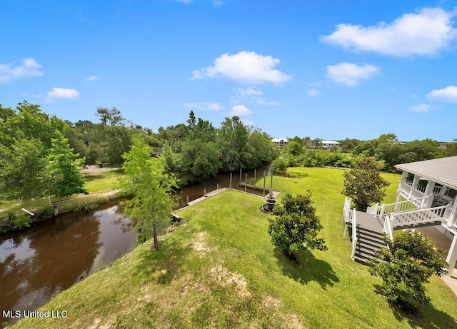 11020 Jordan Dr, Bay Saint Louis, MS 39520 - bird's eye view of a nearby body of water