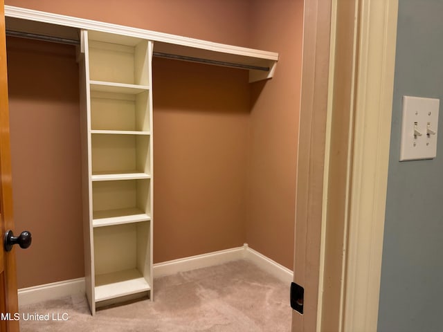 view of closet