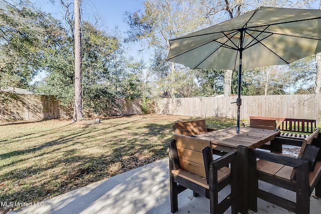 view of patio