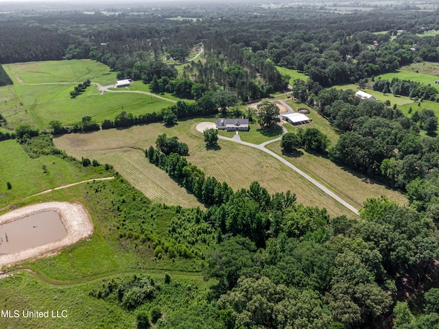 106 Horseshoe Ln, Flora, MS 39071 - overview of rural landscape featuring a forest