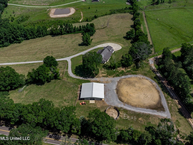 106 Horseshoe Ln, Flora, MS 39071 - aerial view of property's location featuring rural landscape