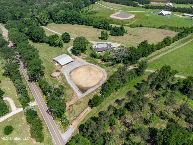 106 Horseshoe Ln, Flora, MS 39071 - view of property location with rural landscape and large plots for crops