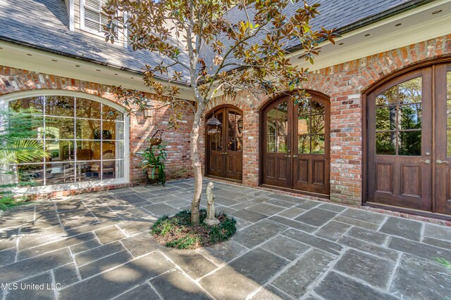 338 Hillview Dr, Ridgeland, MS 39157 - property entrance featuring french doors