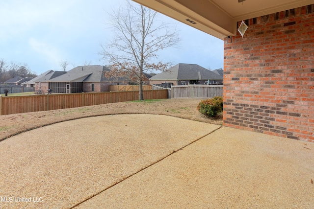 view of patio / terrace with ceiling fan