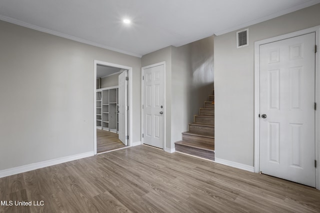 interior space featuring light hardwood / wood-style flooring