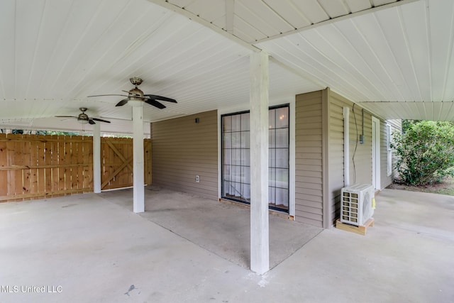 103 Woodlark Cir, Carriere, MS 39426 - view of patio / terrace with ceiling fan
