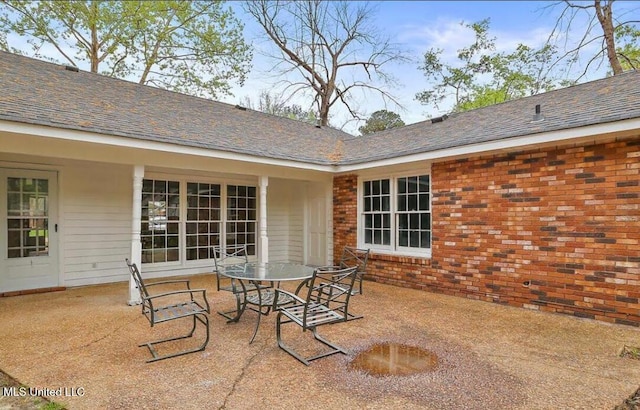 view of patio / terrace with outdoor dining area