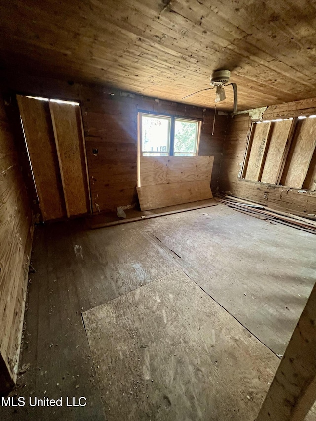 204 Deaton St, Batesville, MS 38606 - empty room with wood ceiling