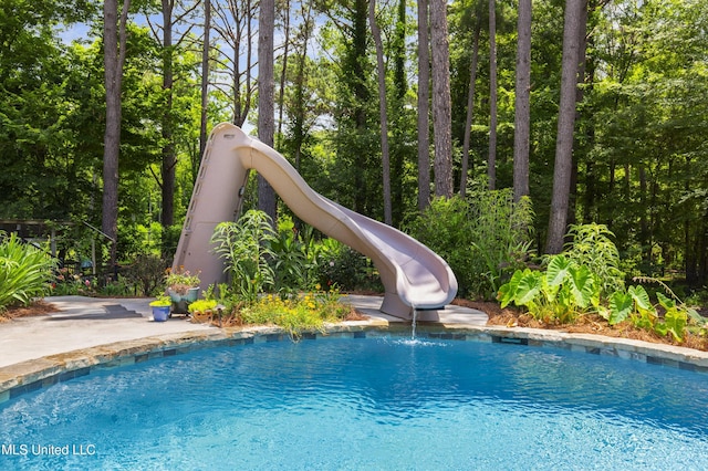 268 Sundial Rd, Madison, MS 39110 - swimming pool featuring a water slide