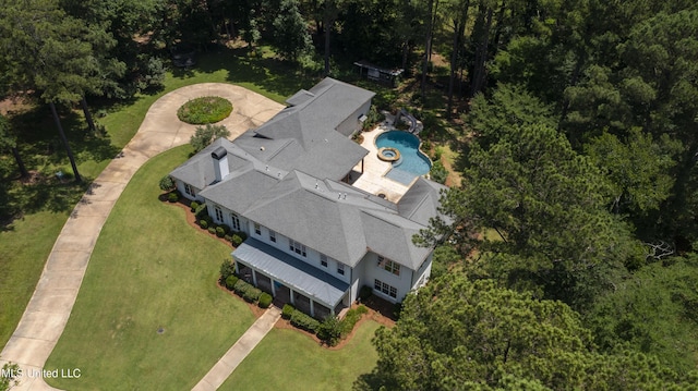 268 Sundial Rd, Madison, MS 39110 - aerial view of property and surrounding area with a pool