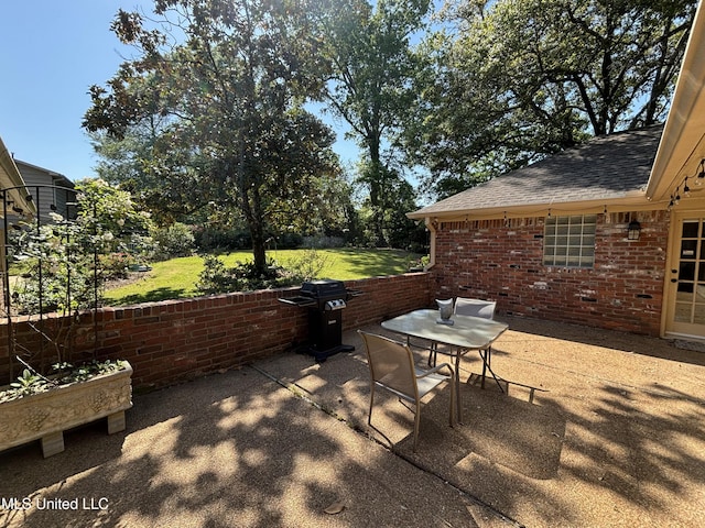 5365 River Thames Rd, Jackson, MS 39211 - view of patio / terrace with area for grilling