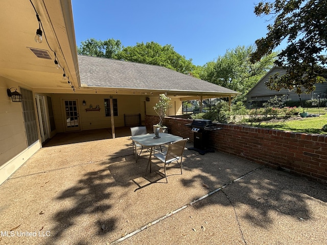 5365 River Thames Rd, Jackson, MS 39211 - view of patio with outdoor dining area