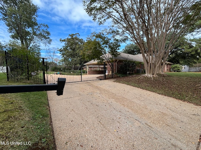 view of road