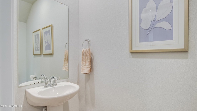 bathroom with a sink