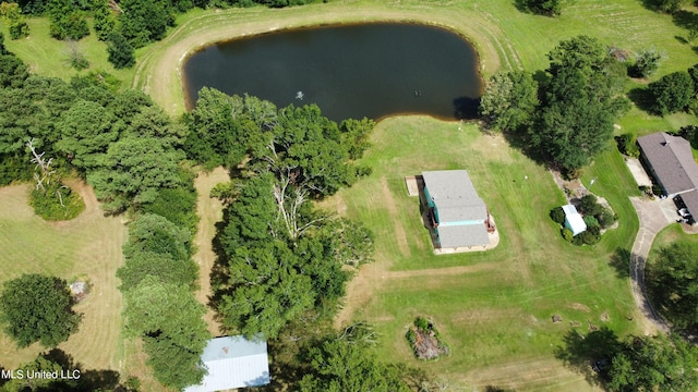708 Ratliff Ferry Rd, Canton, MS 39046 - drone / aerial view with a water view