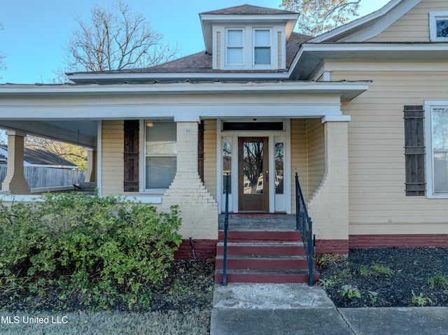 view of entrance to property