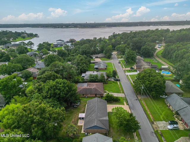 730 Holly Hills Dr, Biloxi, MS 39532 - aerial view of property and surrounding area with a large body of water and nearby suburban area